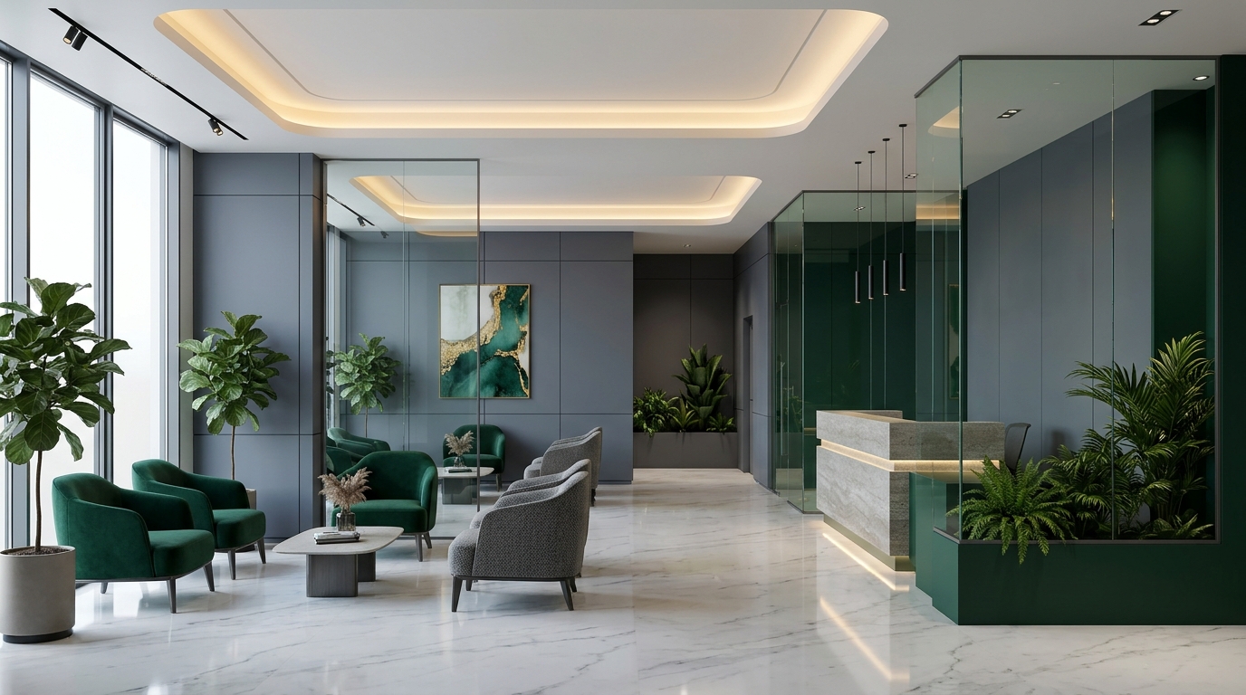 Luxury clinic reception