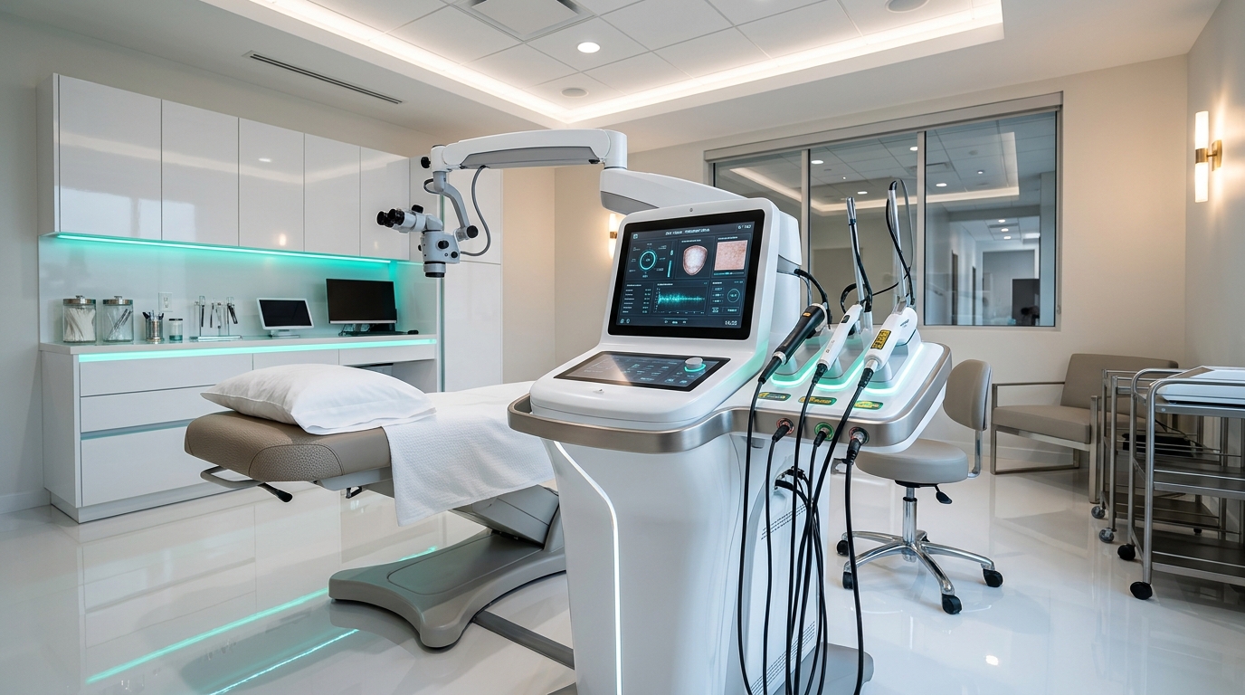 Laser treatment suite