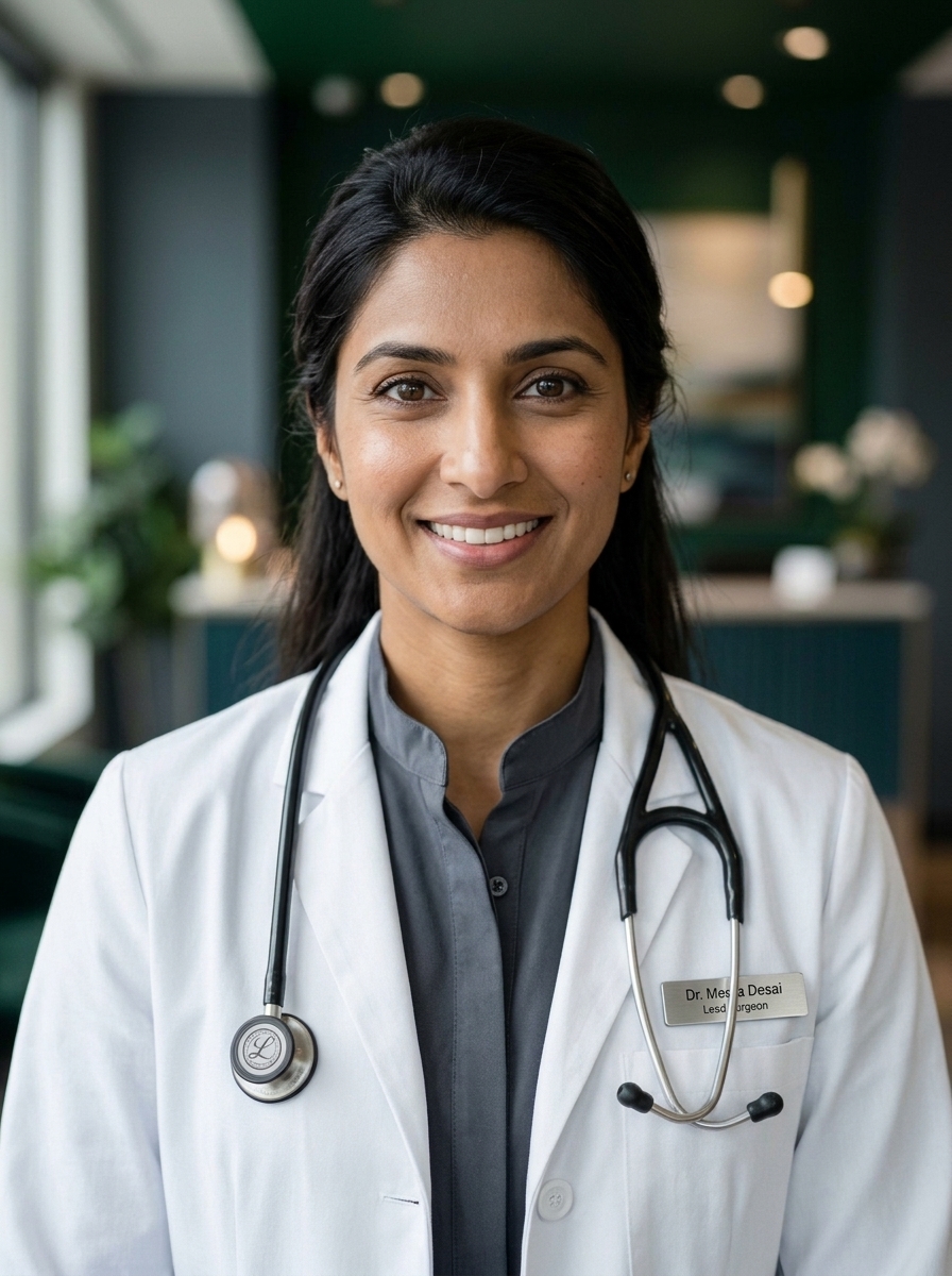 Dr. Meera Desai - Lead Surgeon & Clinical Director
